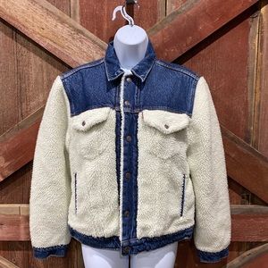 jean jacket with wool